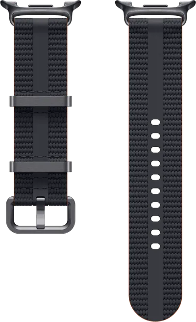 Samsung Galaxy Watch8 Series Athleisure Armband Dunkelgrau S/M