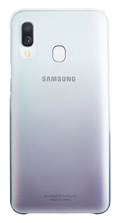 Galaxy A40 - Gradation Cover EF-AA405, Black Handyhülle