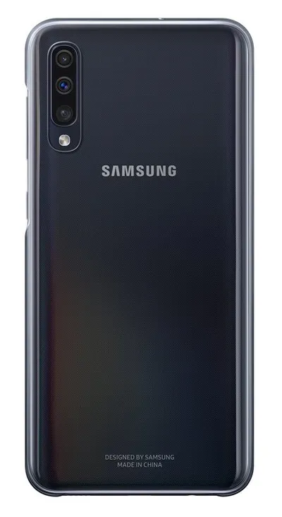 Galaxy A50 - Gradation Cover EF-AA505, black Handyhülle