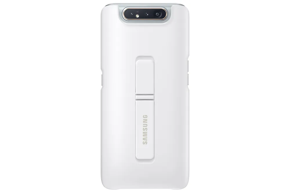 Galaxy A80 - Standing Cover EF-PA805, white Handyhülle