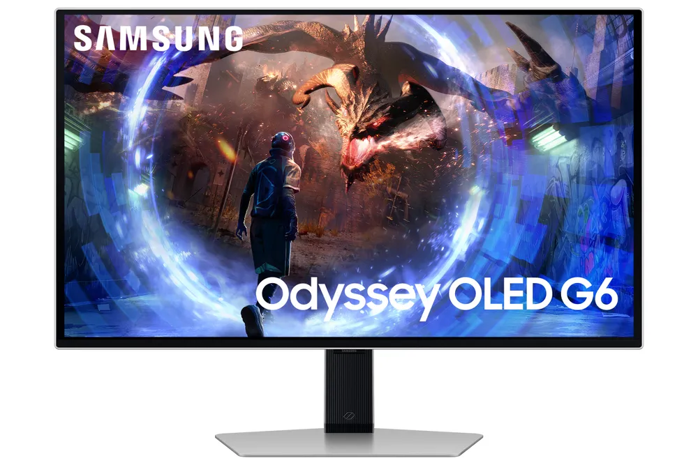 Gaming Monitor Odyssey OLED G60SD S27DG600SU, Schwarz/Silber, 27 Zoll, QHD, OLED, 360 Hz, 0,03 ms