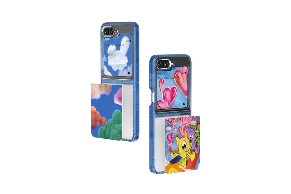 Samsung Artist Collection Suit Case für das Galaxy Z Flip5 White