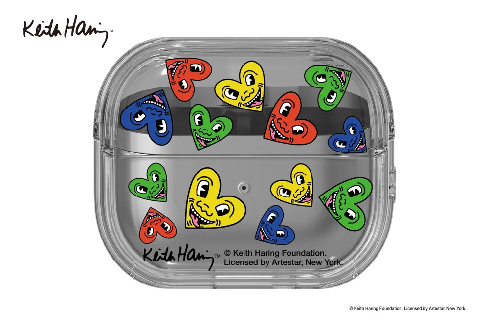 Samsung Keith Haring Heart Case für die Galaxy Buds3-Serie Clear