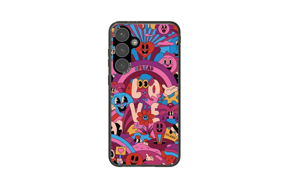 Samsung Artist Yeye Weller Case für das Galaxy S24+ Gelb