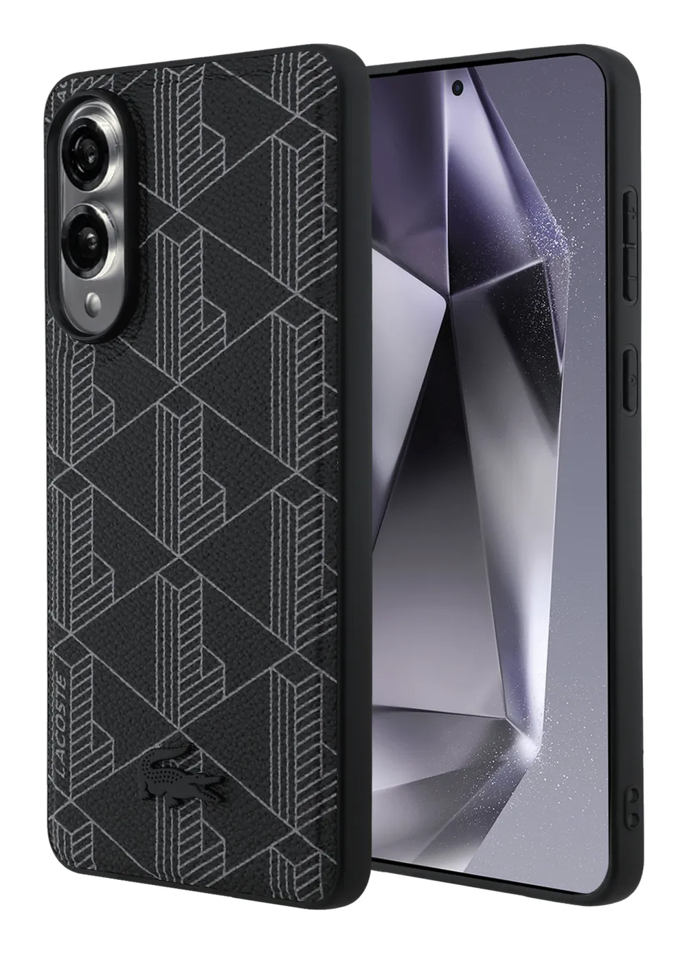 Hülle Samsung GP-LCHMS25PBSK Cover Bedruckt Schwarz für Galaxy S25 Edge 6,7"