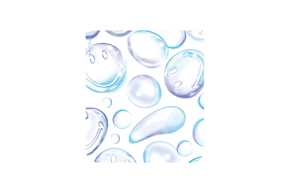 Samsung Slash B Slash SMILEY Melting Contents CARD für das Flip Suit Case White