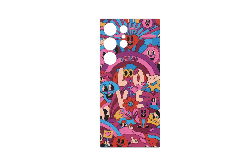 Samsung Artist Yeye Weller Flipsuit Card für das Galaxy S24 Ultra Gelb