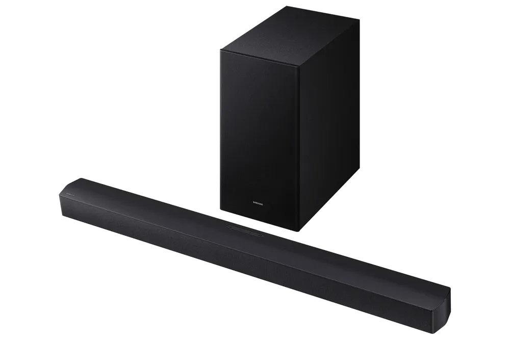 Barra de Sonido Samsung HW-B460F 2.1 300W Bluetooth HDMI Subwoofer Dolby Digital Schwarz