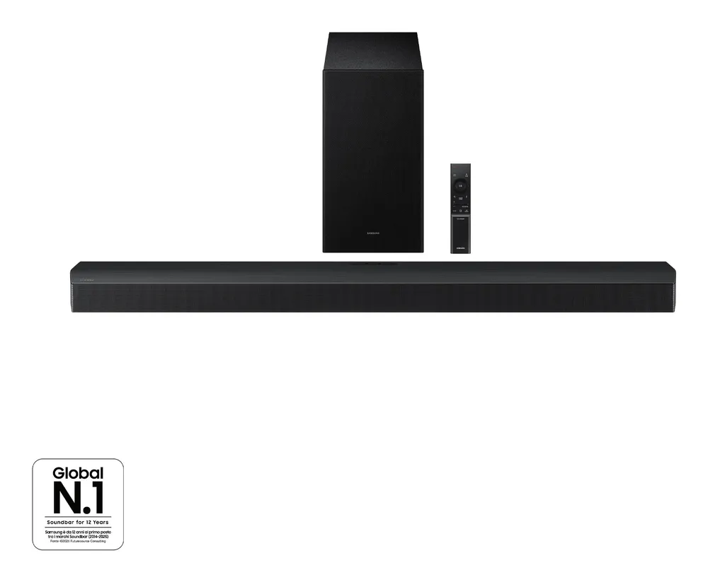 Barra de Sonido Samsung B400F 5.1 400W Bluetooth HDMI ARC Subwoofer Dolby Digital 5.1