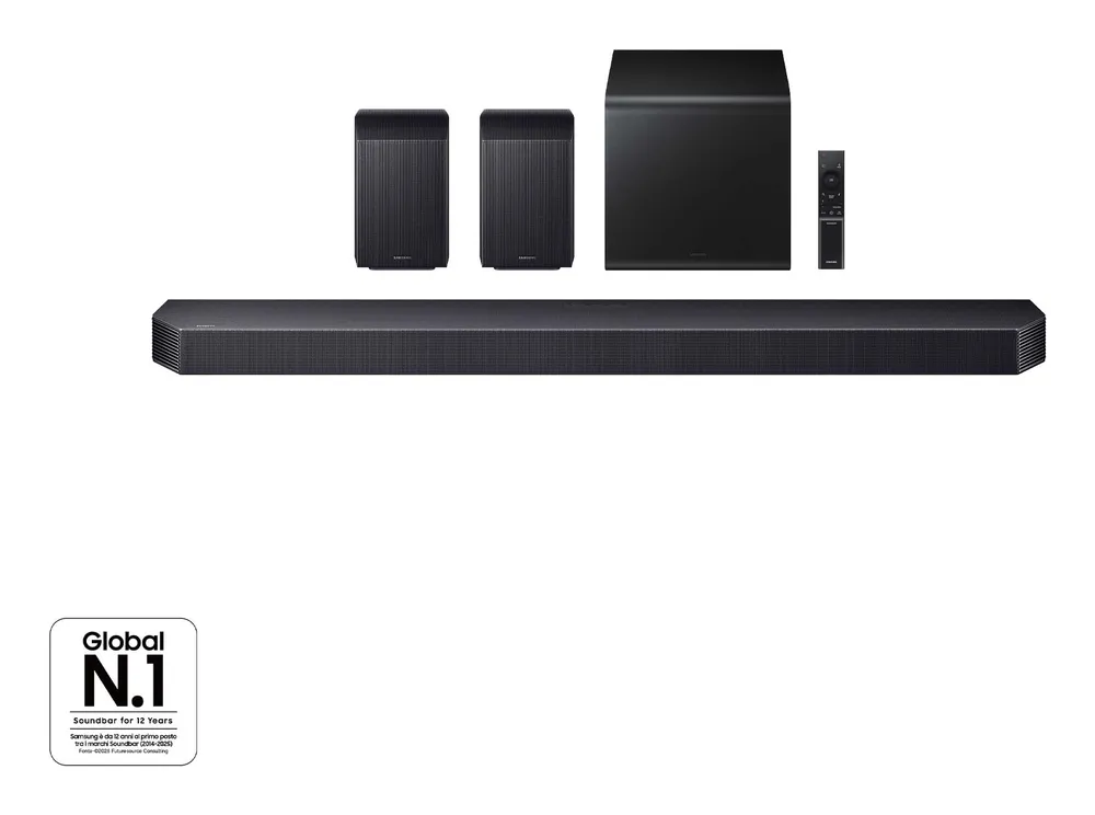 Soundbar Samsung HW-Q930F/ZF 9.1.4 580W WiFi Bluetooth Dolby Atmos Schwarz