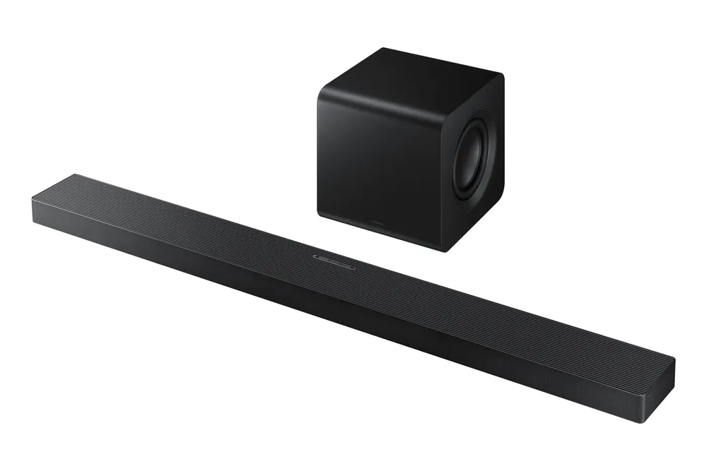 Barra de Sonido Samsung HW-QS710F 3.1.2 38W Bluetooth WiFi Subwoofer Dolby Atmos Schwarz
