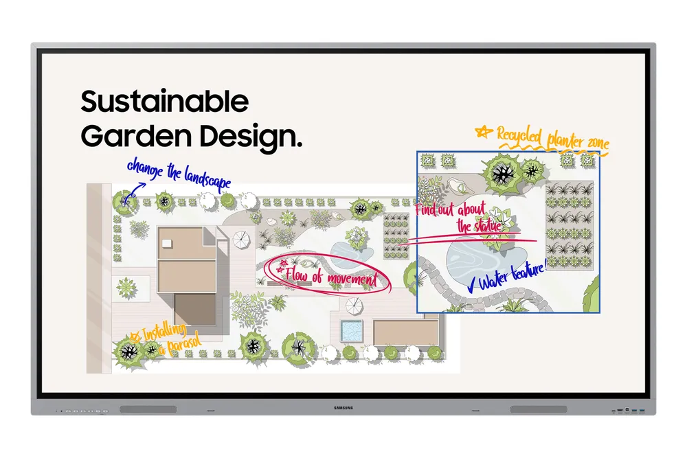 Interaktive Whiteboard Samsung WE75FX 75" 4K Ultra HD