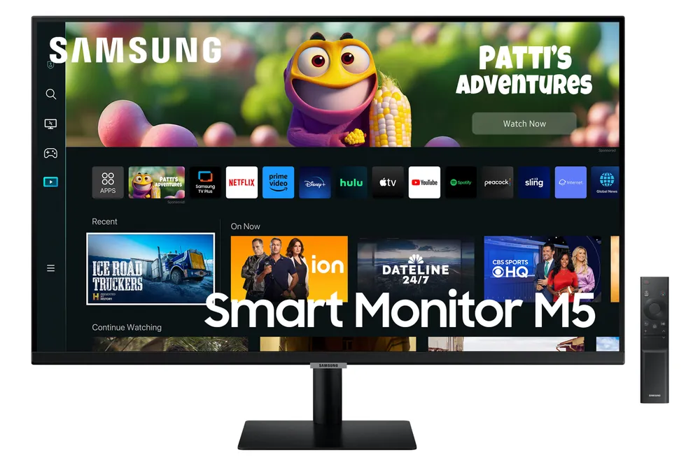 Monitor Samsung M50C 27" FullHD 60Hz VA Flat HDR10 Wi-Fi Tizen Lautsprecher