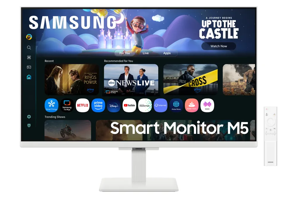 Monitor Samsung M50F 27" FullHD 60Hz IPS Smart HDR10 WiFi Bluetooth Weiß 5ms