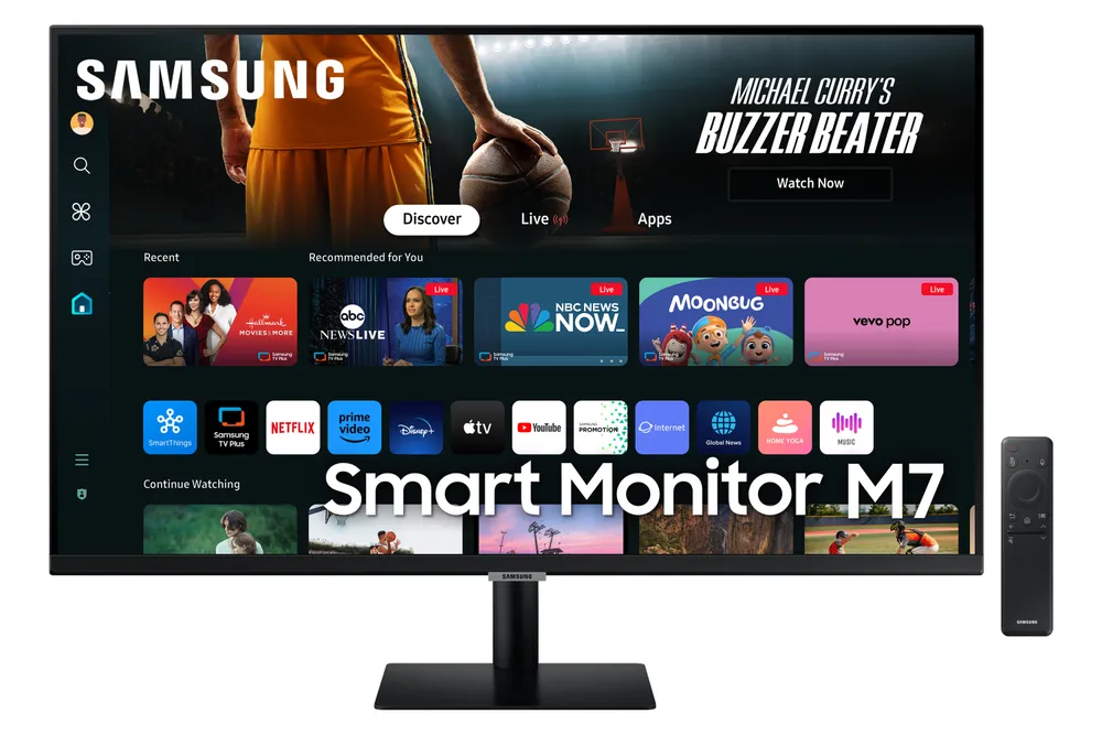 Monitor Samsung M70D 32" UltraHD 4K 60Hz VA Flat HDR10 USB-C WiFi