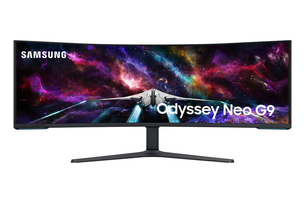 Samsung Odyssey Neo G9 S57CG954NU 57" Gaming Monitor, Schwarz/Weiß , 7680 x 2160 (Dual UHD), Curved