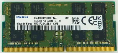 Arbeitsspeicher RAM Samsung M471A2K43EB1-CWE 16GB 1x16GB DDR4 3200MHz CL22 Grün