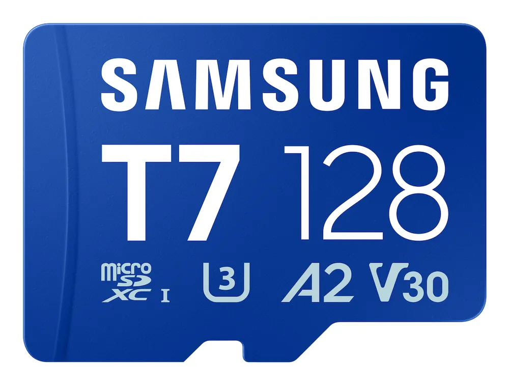 Samsung T7 (128 GB, microSDXC, U3, UHS-I)