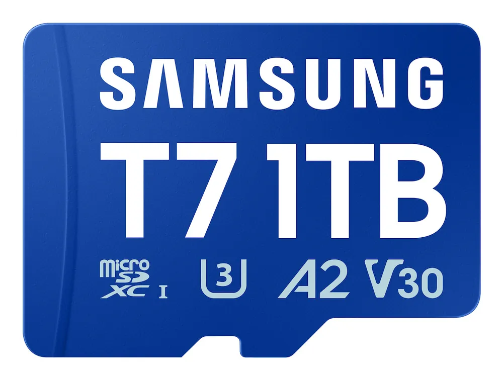 Samsung T7 (1000 GB, microSDXC, U3, UHS-I)