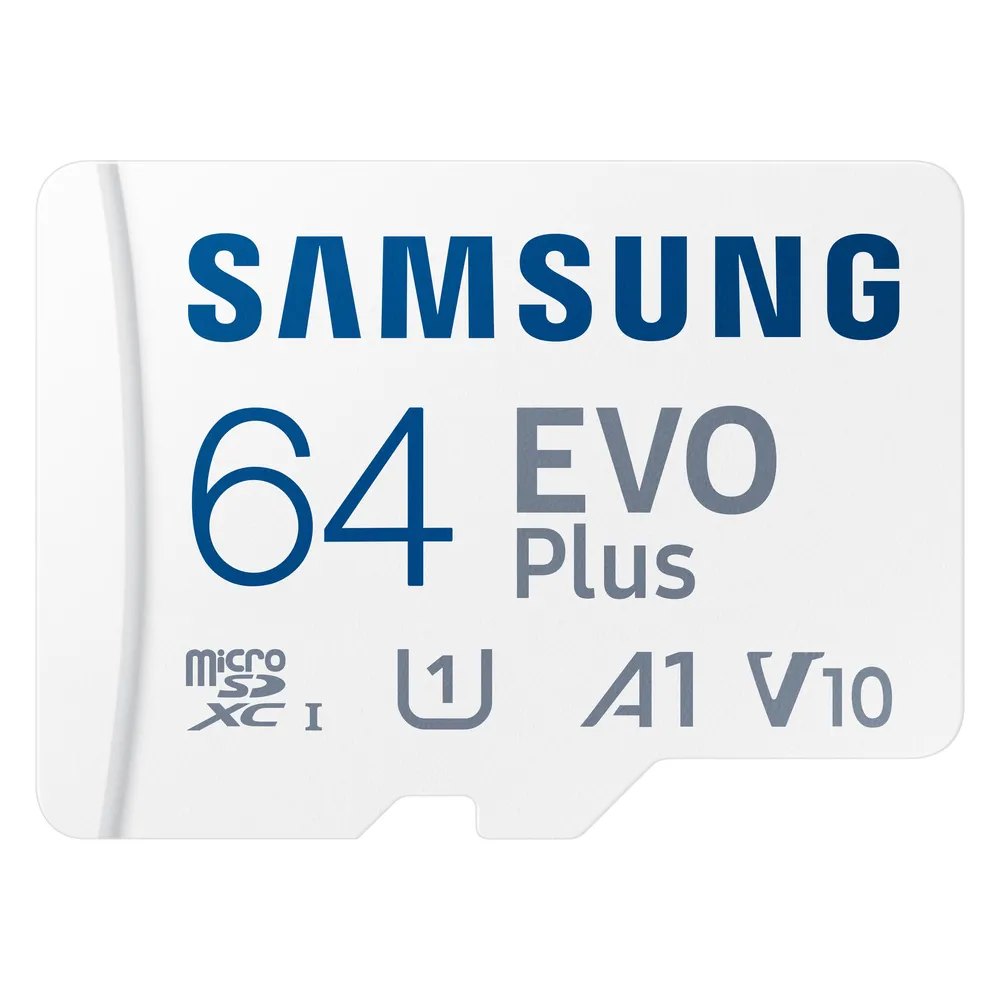 Samsung EVO Plus (64 GB, microSDXC, U1, UHS-I)