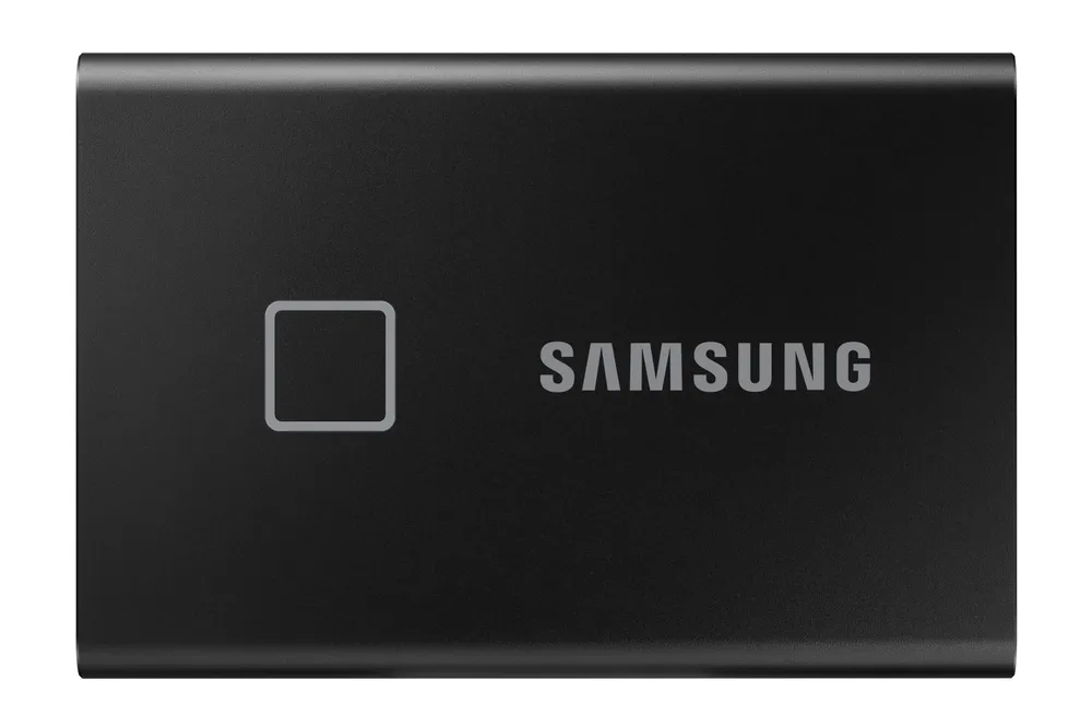 Samsung Portable SSD T7 Touch schwarz 1TB | mu-pc1t0k/ww | USB-C 3.1