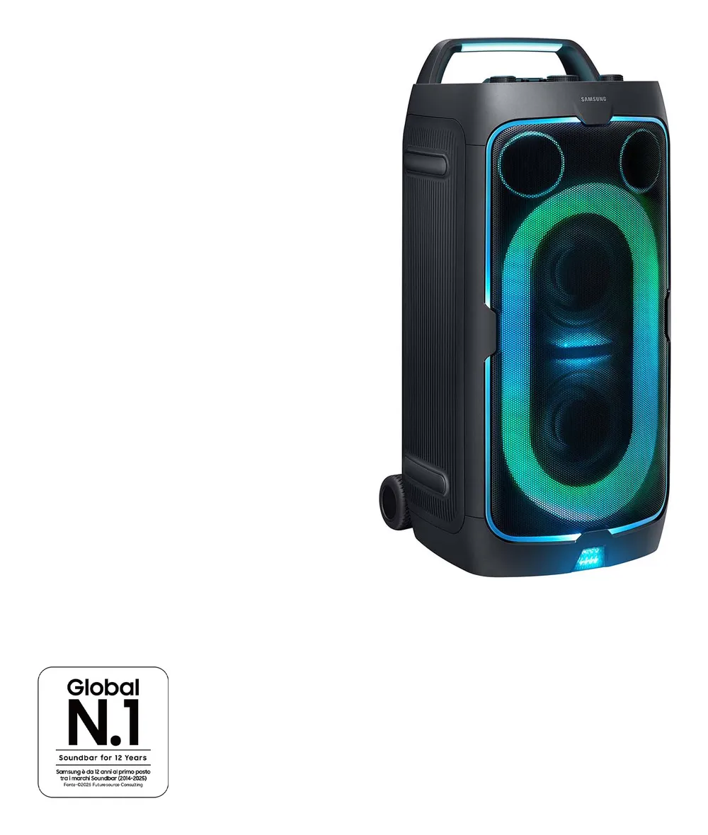 Altavoces Samsung Turm Kabellos 240W Bluetooth Akku LED