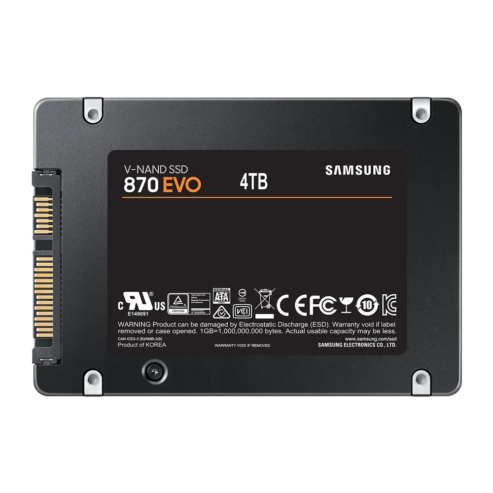 Samsung 870 EVO (4000 GB, 2.5")