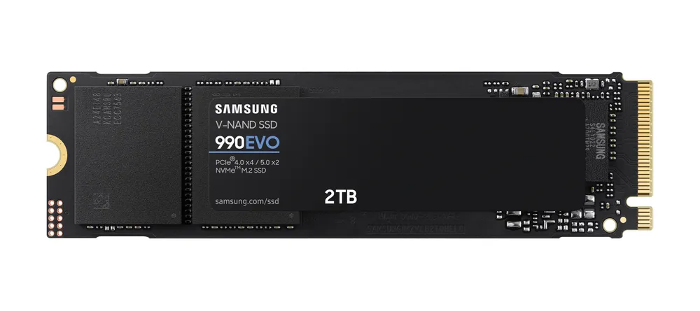 Samsung SSD 990 EVO 2TB | mz-v9e2t0bw | M.2 2280 / M-Key / PCIe 4.0 x4