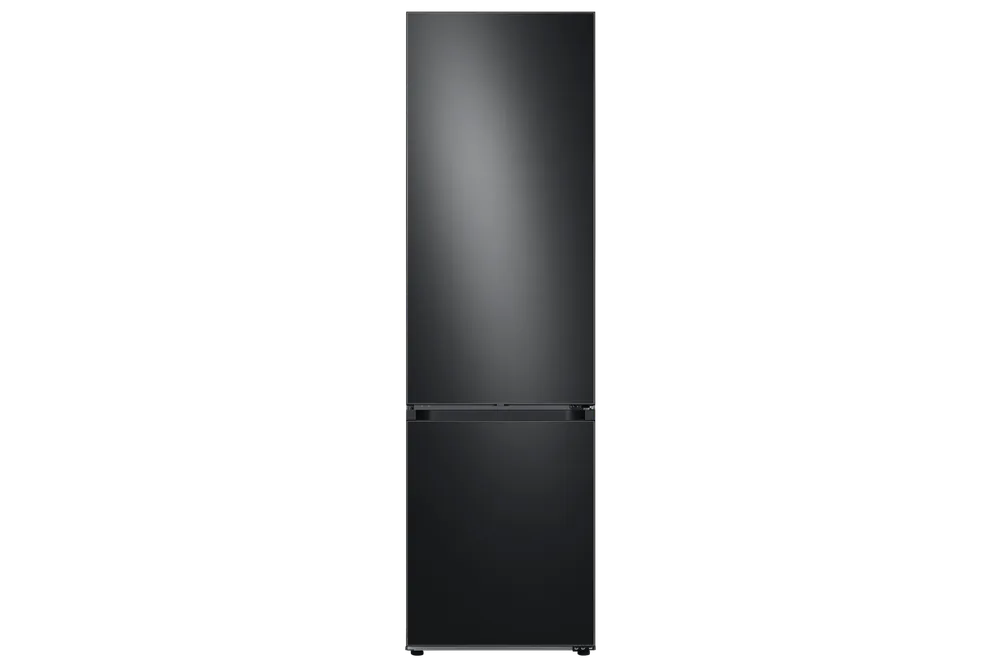 Samsung Bespoke Kühl-Gefrierkombination, 203 cm mit Twin Cooling+™, Metal Cooling und AI Energy Mode, EEK: A, 387 L Schwarz