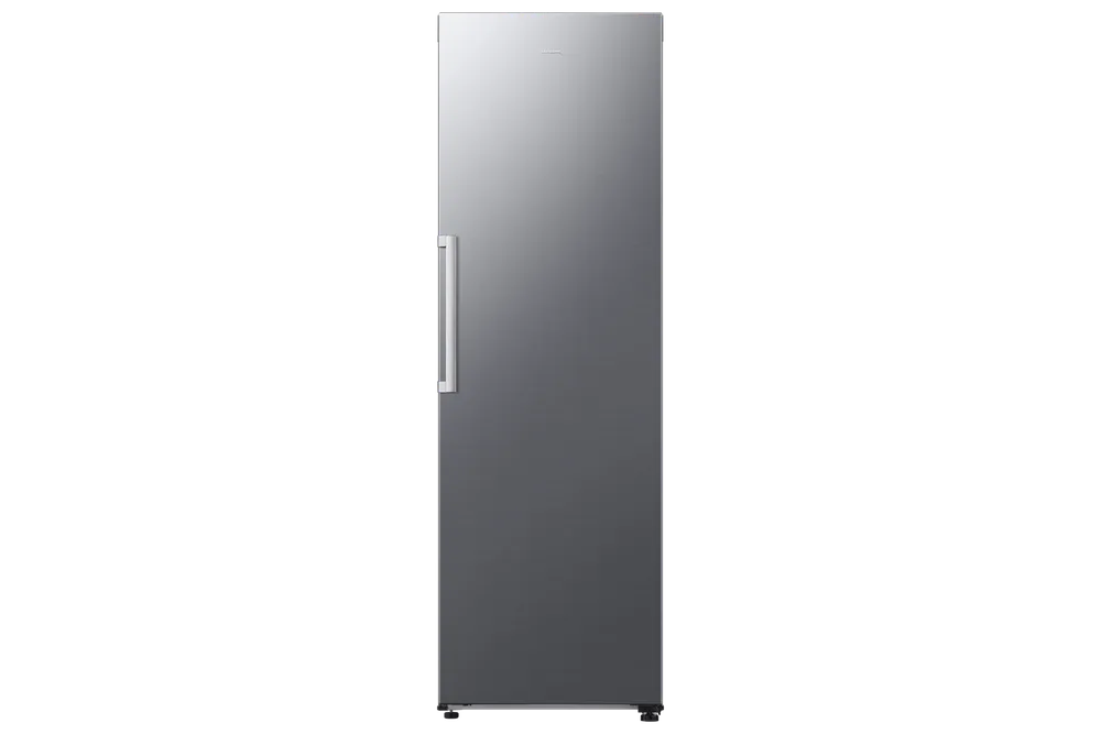 Samsung RR70 Eintür-Kühlgerät, 186 cm, SpaceMax™ mit AI Energy Mode und No Frost+, EEK: D, 387 L Silber