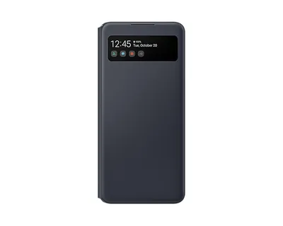 S View Wallet Cover EF-EA426 für Galaxy A42, Black Handyhülle