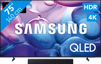 Samsung 75'' QLED Q60F + Samsung HW-B410GF
