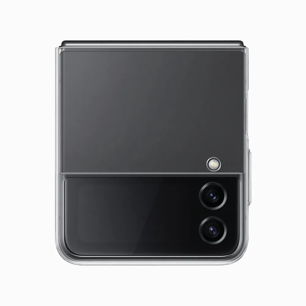 Samsung Clear Slim Cover für Galaxy Z Flip 4, transparent Handyhülle