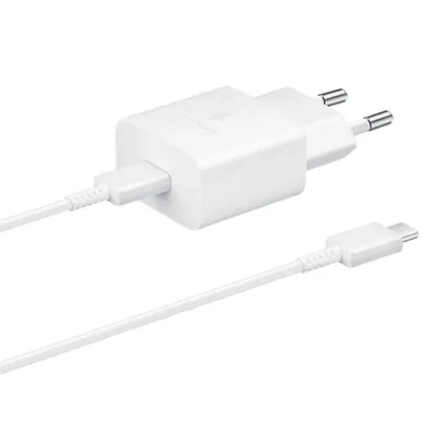 Samsung EP-T1510XWEGEU Ladegerät für Mobilgeräte Universal Weiß AC Schnellladung Drinnen