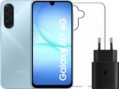 Samsung Galaxy A17 128GB Grau 4G + Zubehörset