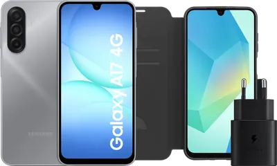Samsung Galaxy A17 128GB Schwarz 5G + Zubehörset