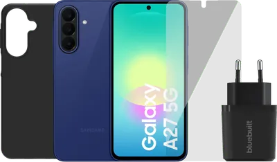 Samsung Galaxy A27 128GB Blau 5G + Komplettes Zubehörset