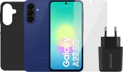 Samsung Galaxy A27 256GB Blau 5G + Komplettes Zubehörset