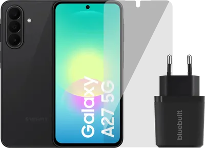 Samsung Galaxy A27 256GB Schwarz 5G + Basis-Zubehörset