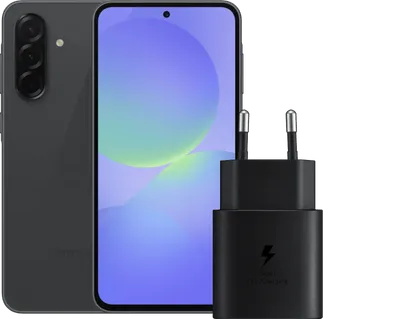 Samsung Galaxy A36 256GB Schwarz 5G + Samsung Ladegerät 25 Watt Schwarz