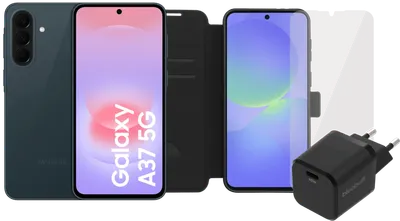 Samsung Galaxy A37 128GB Dunkelgrün 5G + Komplettes Zubehörset