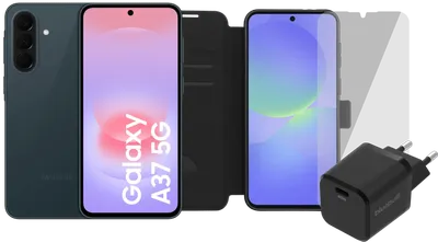 Samsung Galaxy A37 256GB Dunkelgrün 5G + Komplettes Zubehörset