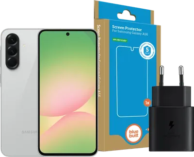 Samsung Galaxy A56 128GB Grau 5G + Basis-Zubehörset