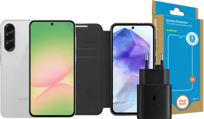 Samsung Galaxy A56 128GB Grau 5G + Komplettes Zubehörset