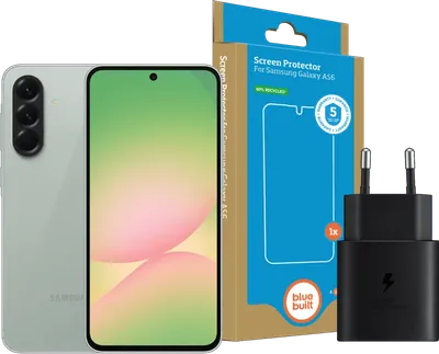 Samsung Galaxy A56 128GB Grün 5G + Basis-Zubehörset