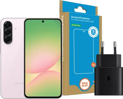 Samsung Galaxy A56 128GB Rosa 5G + Basis-Zubehörset