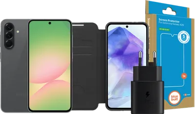 Samsung Galaxy A56 128GB Schwarz 5G + Komplettes Zubehörset