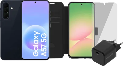 Samsung Galaxy A57 128GB Dunkelblau 5G + Komplettes Zubehörset