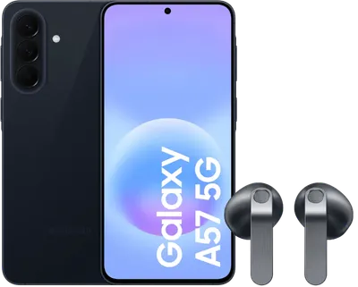 Samsung Galaxy A57 128GB Dunkelblau 5G + Samsung Galaxy Buds4 Schwarz