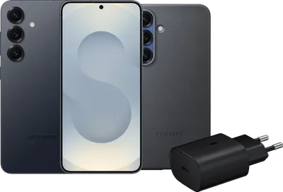 Samsung Galaxy S25 128GB Grau 5G + Zubehörset